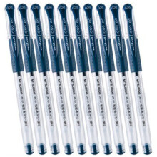 Bol grafo de tinta gel Uni-ball Signo DX UM-151 (azul-negro) (10 unidades)