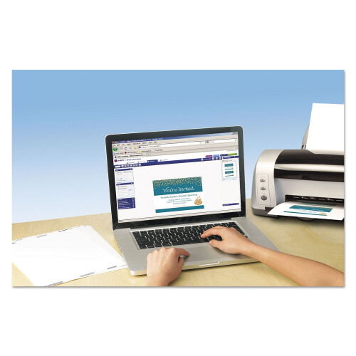 Avery 3379 Tinket Note Cards c/envelopes de 4-1/4 polegadas x5-1/2 polegadas 50/bx n   s 1