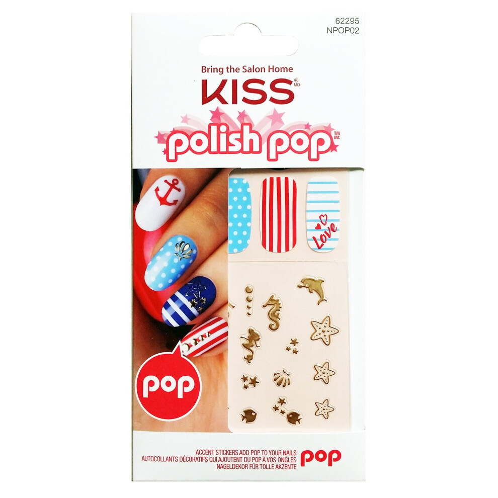 Kiss Polish Pop Nail Art Wisteria Lane