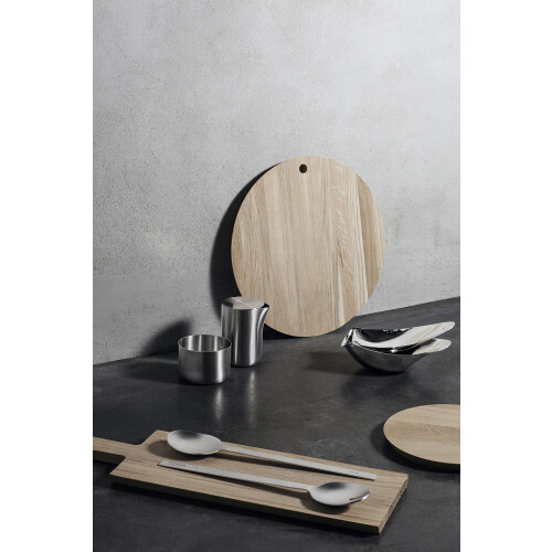 Blomus Basic Milk Container med l?g 9,7 x 6,6 x 7,5 cm b?rstet rustfrit st?l 1