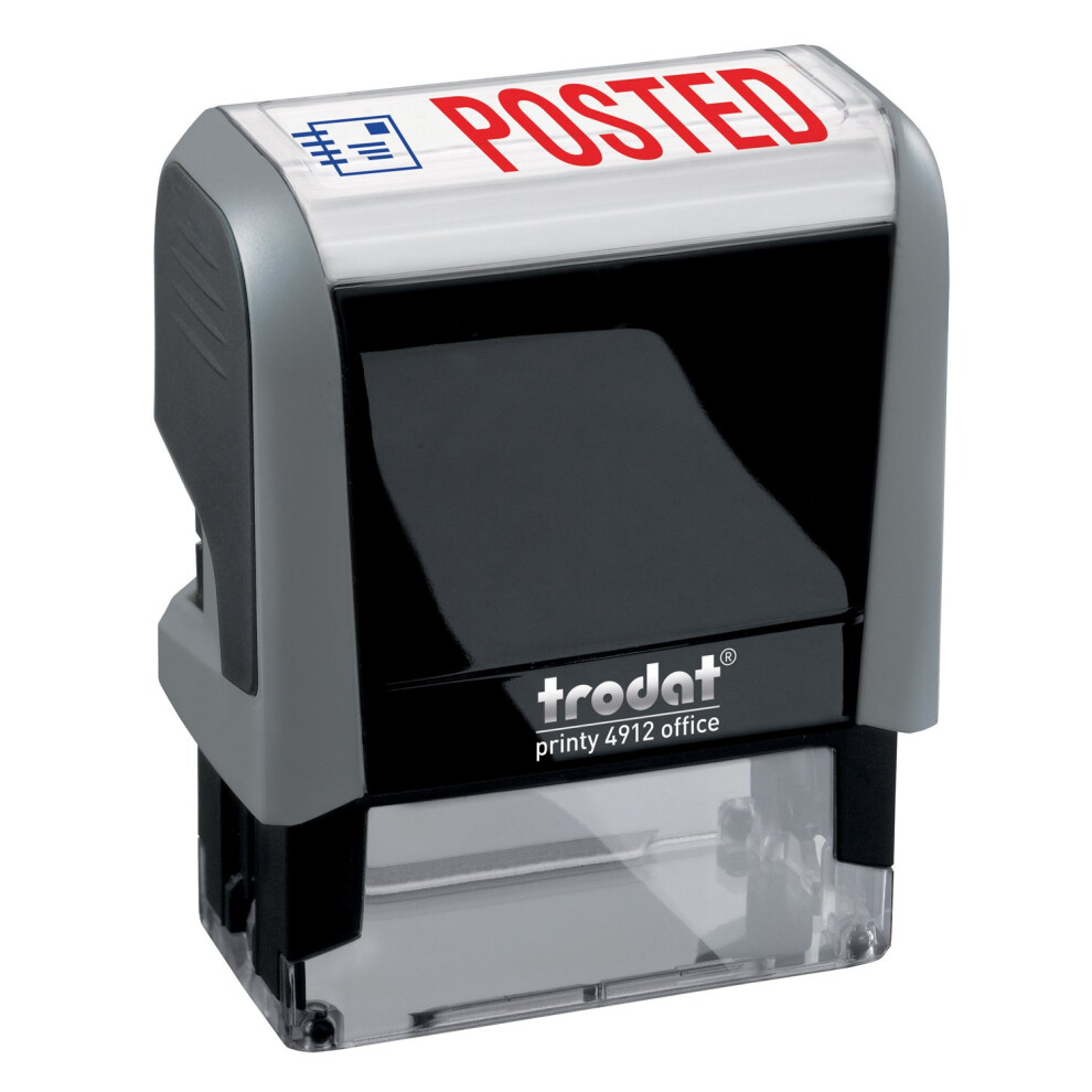 Posted Trodat Printy 4912 Self-Inking Two Color Stock Message Stamp-image-OPC-PFMSW7G-NEW