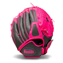 Gants de Baseball Franklin Sports Enfant - Gant de Tee Ball RTP + Set de Balle - Mitt pour Garçons + Filles - Droitiers - Rose