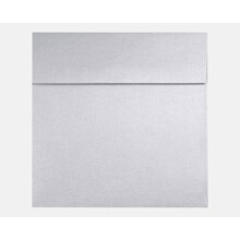 Luxpaper Square Invitation konvolutter | Peel & Press | 3 1/4 """" x 3 1/4 """" | S?lv Metallic | 80 lb. Tekst | 50 Antal