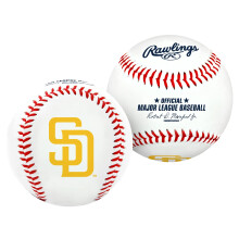 Rawlings MLB San Diego Padres -joukkueen logolla varustettu baseball-joukkueen virallinen valkoinen