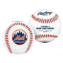 Rawlings | MLB Lag Logo Baseboll | New York Mets | Officiell | Vit