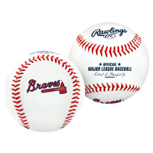 Rawlings | MLB Team Logo Baseball | Atlanta Braves | Virallinen | Valkoinen