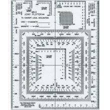 Westcott UTM Joint Plotter/Map Reader 5"""" x 6"""" Transparentn (GR-4)