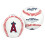 Rawlings MLB Λογότυπο Ομάδας Los Angeles Angels Βάση Μπέιζμπολ, Επίσημο, Λευκό 1