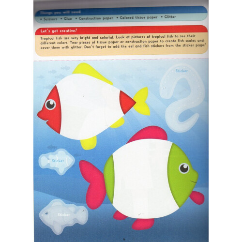 Craft Activity Pad  Craft Play  Includes Cool Stickers 2