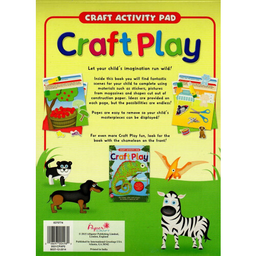 Craft Activity Pad  Craft Play  Includes Cool Stickers 1