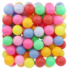 Tadick 50 Pack Ping Pong Balls Assortered Color Washable Plastic Bord Tennis Ball