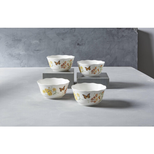 Lenox Butterfly Meadow Σετ 4 Μπολ Melamine, 1.3 LB, Λευκό 1