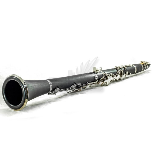 Sky SKY Black Student Ebonite ABS Bb Clarinet with Case  Mouthpiece  11 Re 2