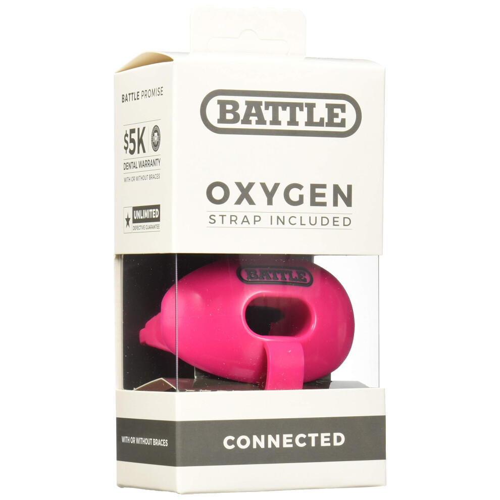 Strijd Battle Oxygen Lip Protector Mouthguard With Connected Strap - Football
