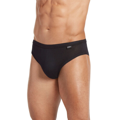 Jockey Jockey Ανδρικά Εσώρουχα Elance Bikini - 3 Τεμάχια, Μαύρο, M 2