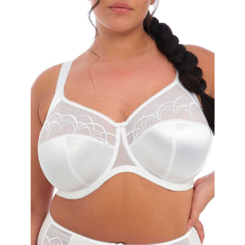 Soutien-gorge     armatures et bonnets complets Cate Elomi pour femmes, blanc, 44 g,    tats-Unis