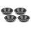 Cuisinart Ensemble de 4 plats ronds Cuisinart, Mini, gris acier 3