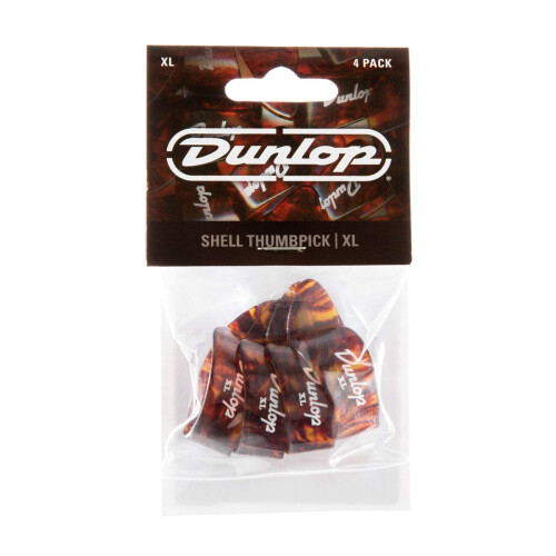 Dunlop Dunlop Thumbpick Plastic Shell Ext. XL. 4 Count. 1
