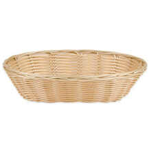Sæt med 4 opdatering International BB-97 Vævet og Natural Color Basket Oval 9-1/2-tommer