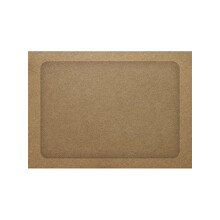 LUXPaper A7 Φακέλοι με Παράθυρο | Αυτοκόλλητοι | 5 1/4" x 7 1/4" | Καφέ χρώμα | 70lb | 50 Τμχ