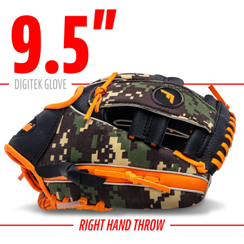 Franklin Sports Σετ Γάντι + Μπάλα Baseball + Teeball για Παιδιά - Γάντι RTP 9.5" - Μπλε - Δεξί Χέρι 1