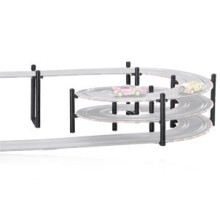 Carrera 20061642 61642 3D Supports System - Zusatzbahnteile f r Go!!! & Digital 143 Slot Car Racing Sets, schwarz