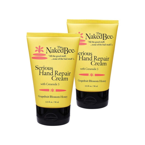 The Naked Bee Μέλι Ανθών Γκρέιπφρουτ με Ceramide 3 Κρέμα Χεριών - 2 Συσκευασίες