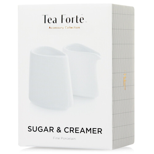 Te Forte Porcelain Mini Sugar and Creamer Set 1