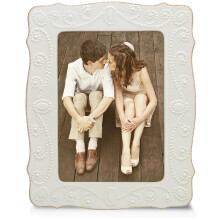 Lenox 858821 White French Perle 5" X 7" Frame, 1.55 LB
