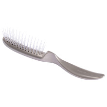 Stanley Home Products Essentials Style Glider Hairbrush - Detangles - Use on Wet or Dry Hair - Acute Bristles (Pewter)