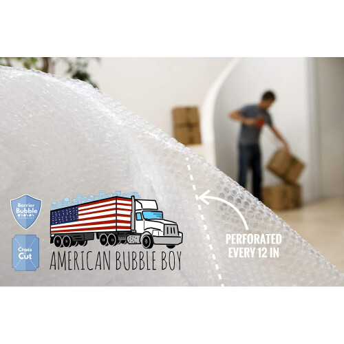 Bubble Wrap 700' **BUBBLE BUNDLE** för Packning, Frakt, Flytt av American Bubble Boy 2