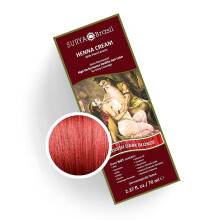 Surya Brasil - Czerwonawy ciemny blond Pσltrwaly krem ??z henna do pokrycia siwych wlosσw i glebokiego odzywienia 70 ml