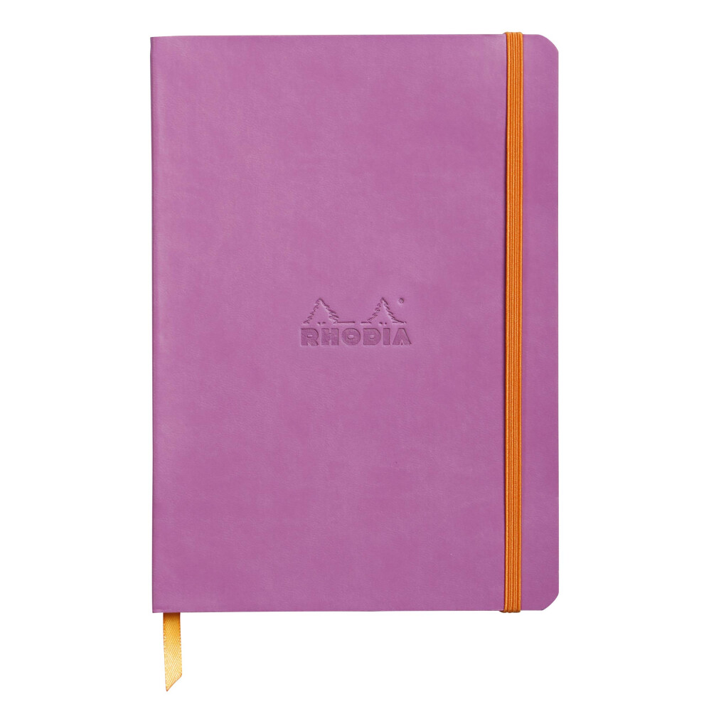 Rhodia Rhodiarama Softcover-Notizbuch 80 Gepunktete Bl Tter 6 X 8 1/4 Lila Einband-image