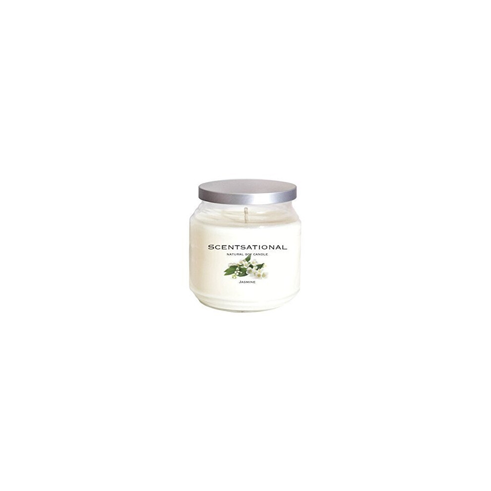 Scentsational Candles Jasmine Jar Candle  White-image-OPC-PFSXWBM-NEW