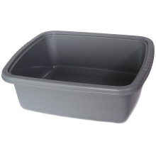 YBM Home Cubo de Plástico 4.75 in. H x 11 in. W x 13 in. L Ba430 (1, Gris)
