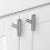 GlideRite Hardware 5002-T-SS-25 2 inch Solid T-Bar Handle Knobs 25 Pack  2""  Stainless Steel Finish 3