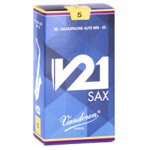 Vandoren SR815 Alto Saxophone V21 Reeds Strength 5; 10-es doboz