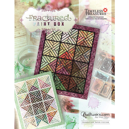 Fractured Paint Box Quilt Pattern by Quiltworx