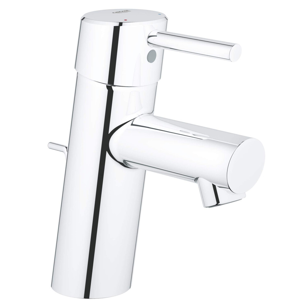 Grohe 3427000A Concetto Single Hole Single-Handle S-Size Bathroom Faucet 1.2 Gpm Chrome