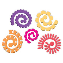 Flori n spirala Die mare pentru scrapbooking (Die270w)