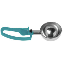 Vollrath 47389 s/s 6 oz. / #5 Press Disher med teal håndtag sølv 1 tælling (pakke på 1)