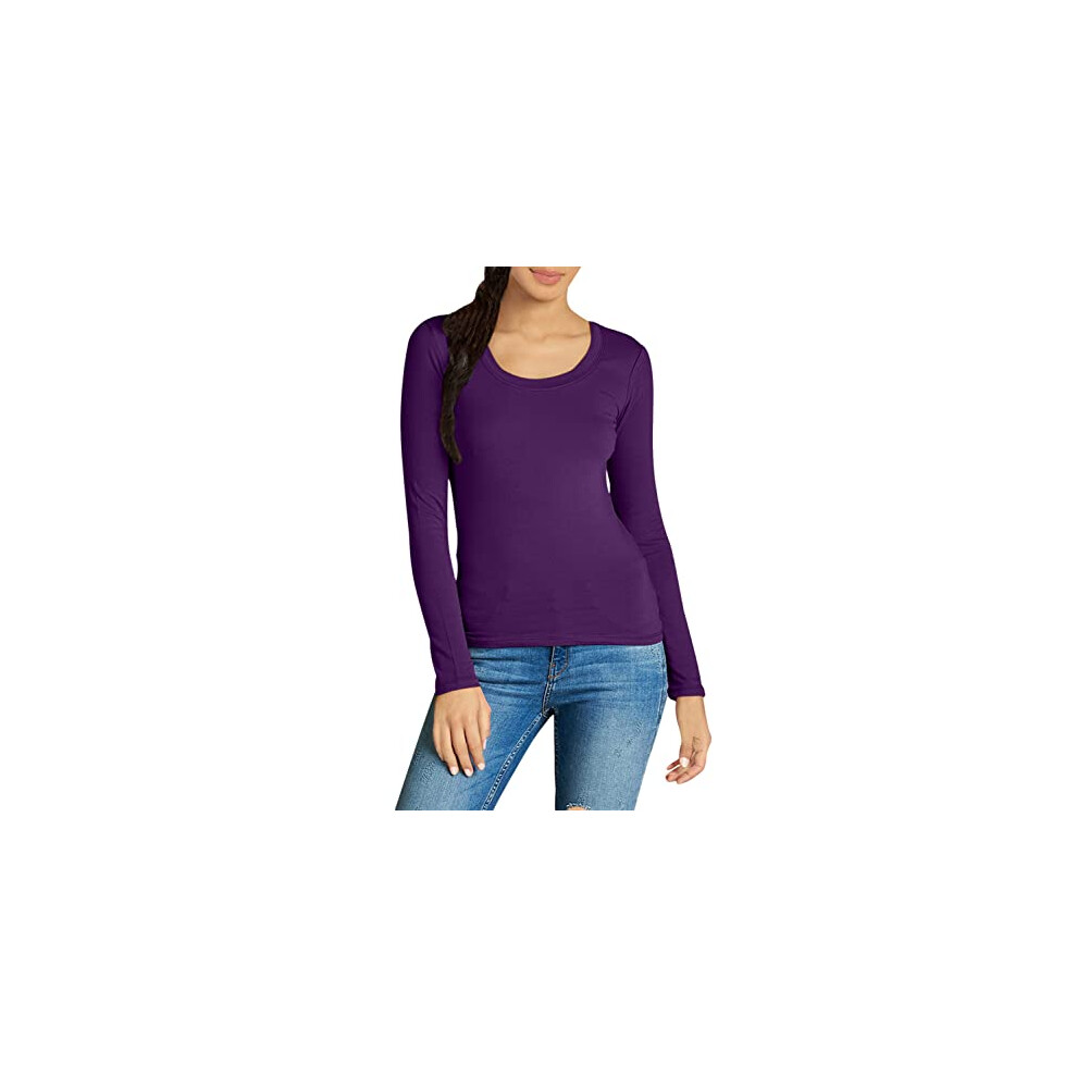 Emmalise Damen T-Shirt Mit Rundhalsausschnitt, Lang Rmelig, Junior Und Bergr E-image