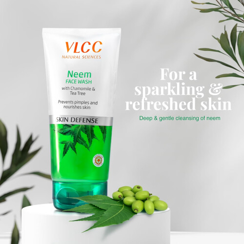 VLCC Neem Face Wash With Chamomile And Tea Tree  150Ml 2