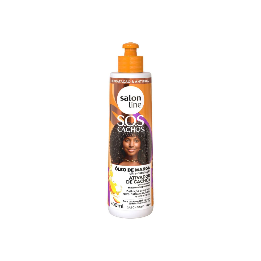 Salon Line Tratamento Sos Cachos - Ativador De Cachos Umidificador 300 Ml (10.14 Fl Oz)