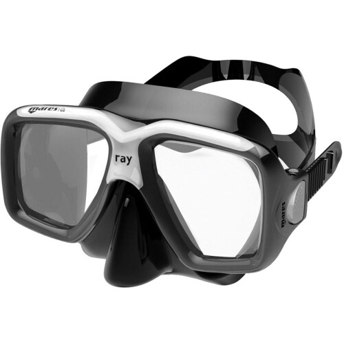 Μάσκα Snorkel Mares Ray - Ροζ/Λευκό/Διάφανο 2
