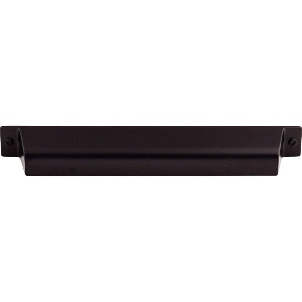 Photos - Other for Repair Top Knobs Barrington Channing 7 Center Cup Pull Finish Flat Black TK775BLK