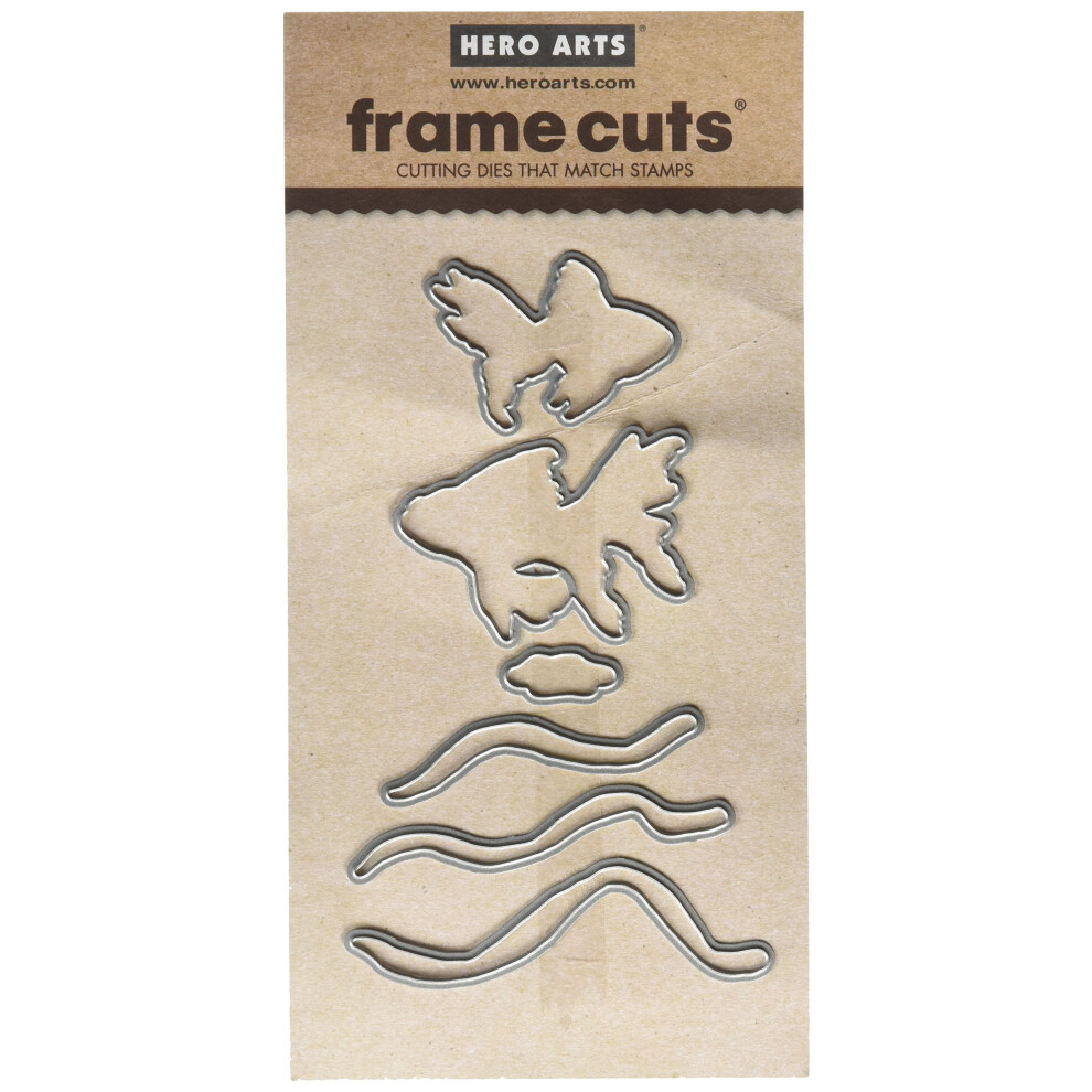 Hero Arts DI176 Color Layering Goldfish Frame Cuts