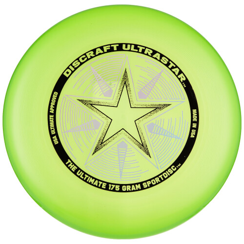 Discraft 175 Γραμ Ultra Star Αθλητικός Δίσκος, Πράσινος 1
