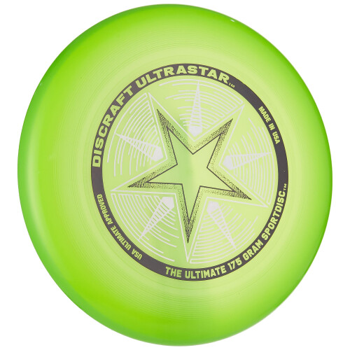 Discraft 175 Γραμ Ultra Star Αθλητικός Δίσκος, Πράσινος
