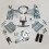 RI-KEY Security - Universal Garage Door Lock Kit with Spring Latch and 1